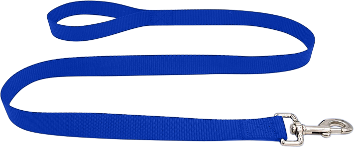 Nepamainomas Tvirtas Pavadėlis šuniui Tvirta mėlyna nailoninė šuns pavadėlis 120cm, lengva valyti, patvarus, su saugiu sidabriniu užsegimu.