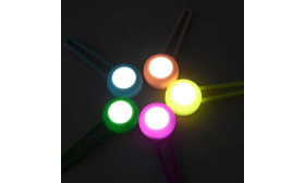 Nuimamas LED Šuns Pakabutis su Šviečiančia Apykakle